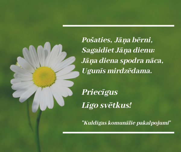 Posaties Jaa berni Sagaidiet Jaa dienu Jaa diena spodra naca Ugunis mirdzedama.