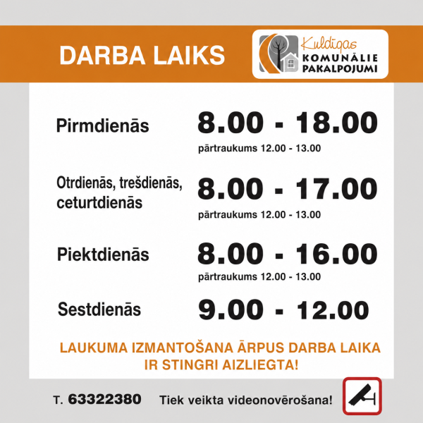 skiroto atkritumu darba laiks2026