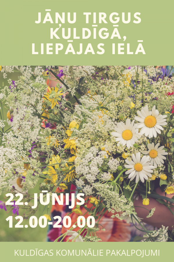 Jau tirgus Kuldiga Liepajas iela