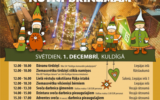 Aicinām uz Dāvanu tirdziņu 1. decembrī!