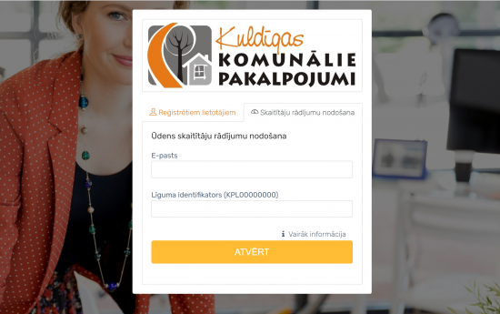 Ūdens skaitītāju rādījumi jānodod portālā www.manskkp.lv