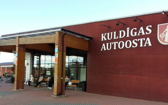 Par jauna reisa atklāšanu no Kuldīgas autoostas