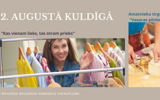 PIETEIKŠANĀS amatnieku tirgum un lietoto apģērbu andelei