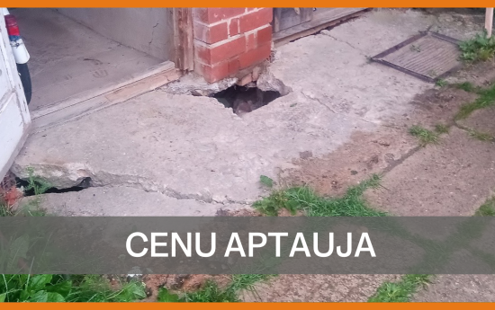 Cenu aptauja par lieveņa remontu “Pērles”, Kabilē