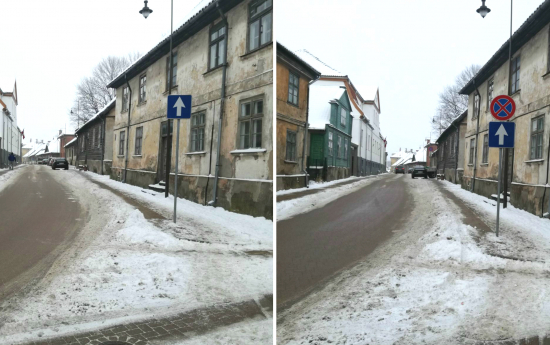 Kalna ielā jauna ceļa zīme – apstāties aizliegts