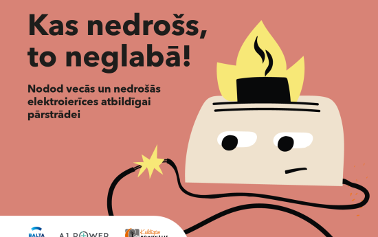 Kas nedrošs – to neglabā! Aicina nodot nedrošās elektroierīces