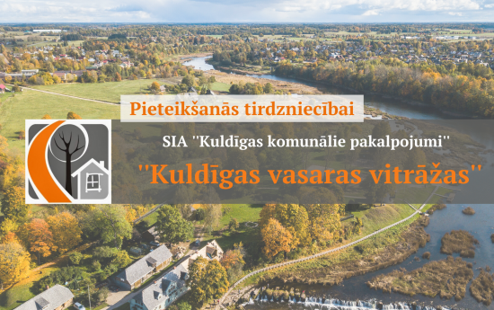 Pieteikšanās tirdzniecībai - ''Kuldīgas vasaras vitrāžas 2022''