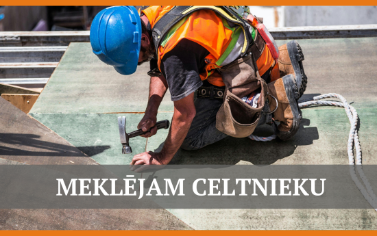 Aicinām komandā celtnieku