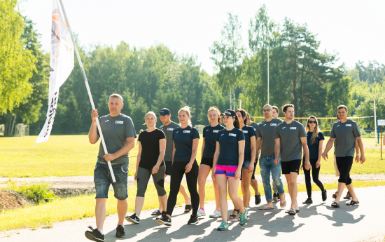 Sportojam festivālā "Bizfests"