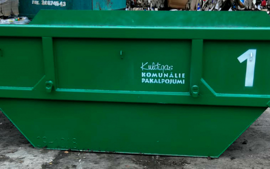 Iznomājam dažāda izmēra būvgružu konteinerus, tagad arī 4m3