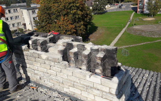 Planīcas 14 pārmūrēti ventilācijas skursteņi