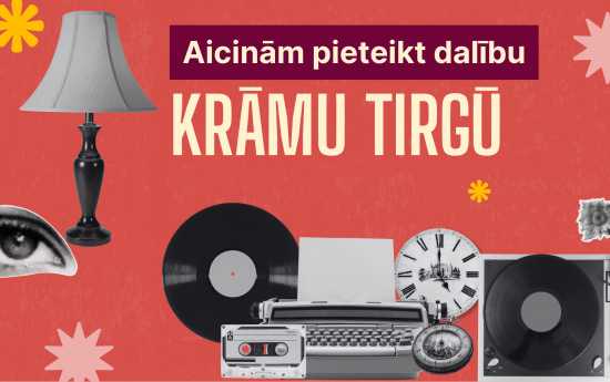 Aicinām pieteikties tirgotājus krāmu tirgum