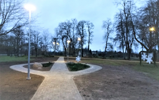 Gājēju celiņa pārbūve Rendas pagastā