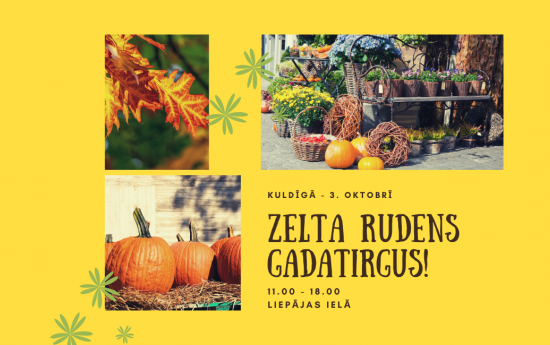 Sākusies tirgotāju pieteikšanās "Zelta rudens gadatirgum"