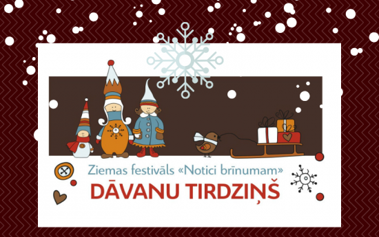 Dāvanu tirdziņš - 1. decembrī 
