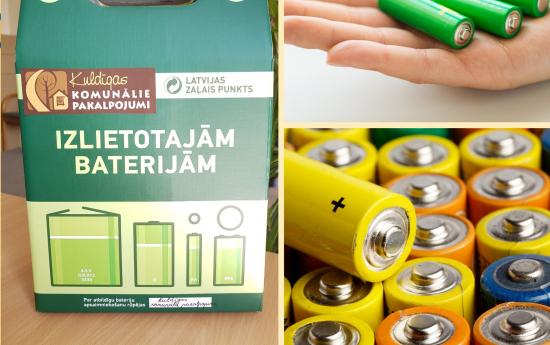 Lai baterijas nepiesārņotu vidi, aicinām tās izmest speciālās kastītēs