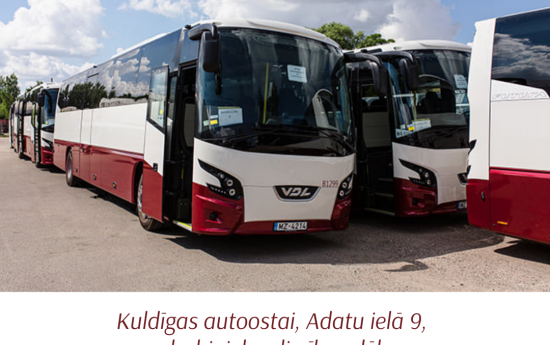 Kuldīgas autoostai šonedēļ saīsināts darba laiks