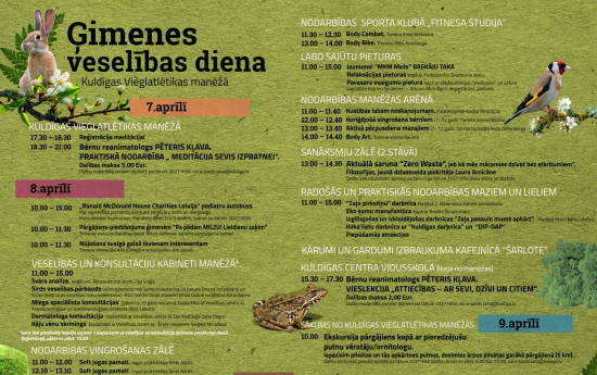 Ģimenes veselības dienās par dzīvi bez atkritumiem
