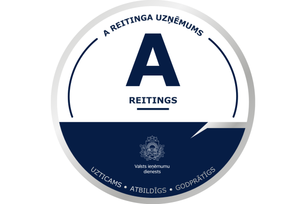 Valsts ieņēmumu dienests piešķir A reitingu