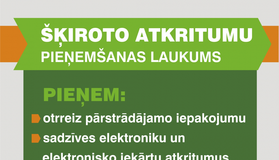 Šķiroto atkritumu pieņemšanas laukums Dārzniecības ielā 9