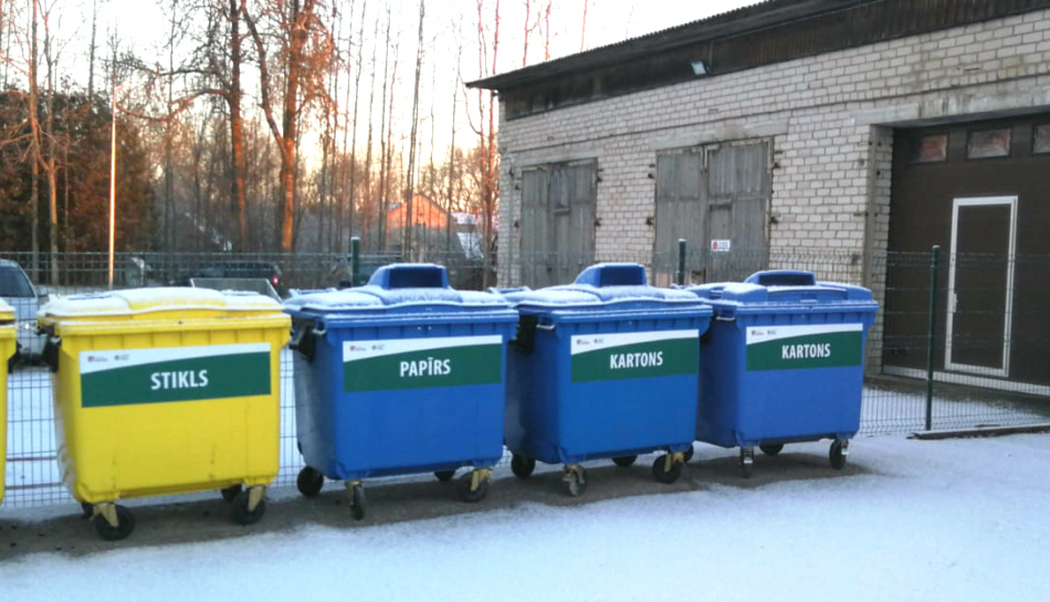 Aicinām izmantot šķiroto atkritumu pieņemšanas laukumu 