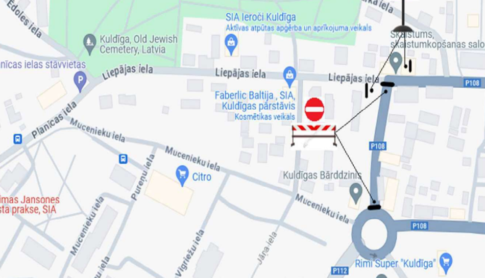 22. jūnijā būs slēgta satiksme Aizputes ielā 