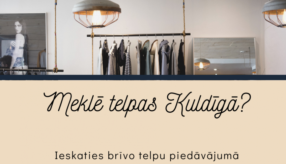 Iznomājam telpas Kuldīgā