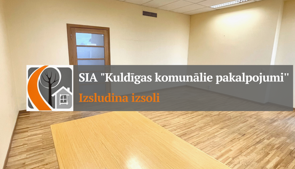 Tiek rīkota nomas tiesību izsole Pilsētas laukuma 4, 3. stāva kabinetam