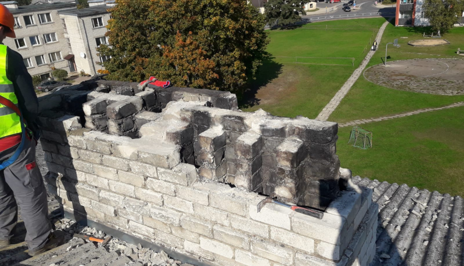 Planīcas 14 pārmūrēti ventilācijas skursteņi