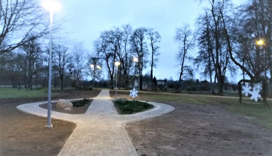 Gājēju celiņa pārbūve Rendas pagastā