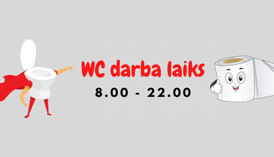 Sabiedriskās tualetes vasarā atvērtas ilgāk