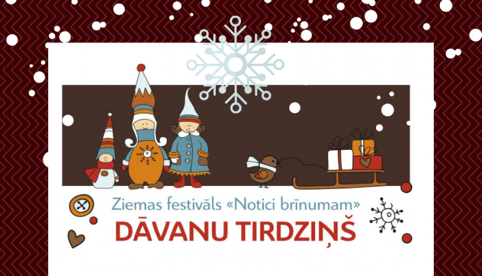 Dāvanu tirdziņš - 1. decembrī 