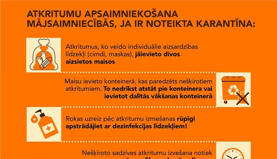 Aicinām iedzīvotājus atbildīgi atbrīvoties no atkritumiem!